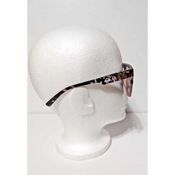Quicksilver SciFi Shield Sunglasses Tortoise Shell Frame Flash Pink Mirror Lens - Picture 6 of 12